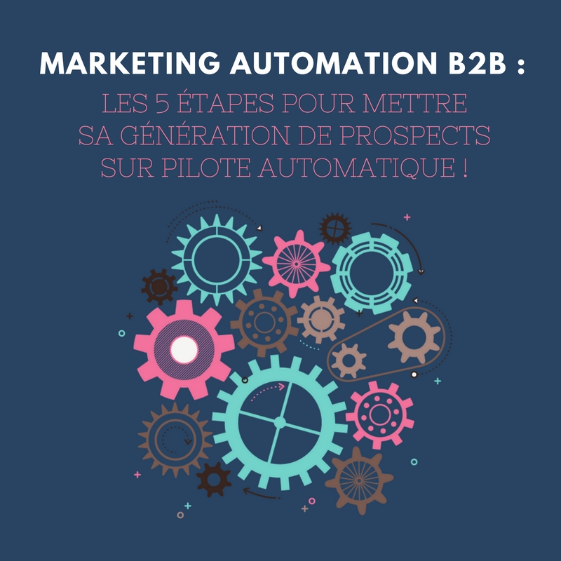 Marketing Automation B2B : les 5 étapes pour mettre sa génération de prospects sur pilote automatique !